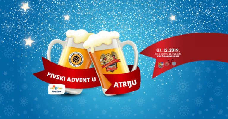 Pivski Advent u Atriju – osim sjajnih piva, čekaju vas i ukusni zalogaji
