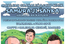 Pozivnica na zagrebačko predstavljanje “Samuraja šanka”